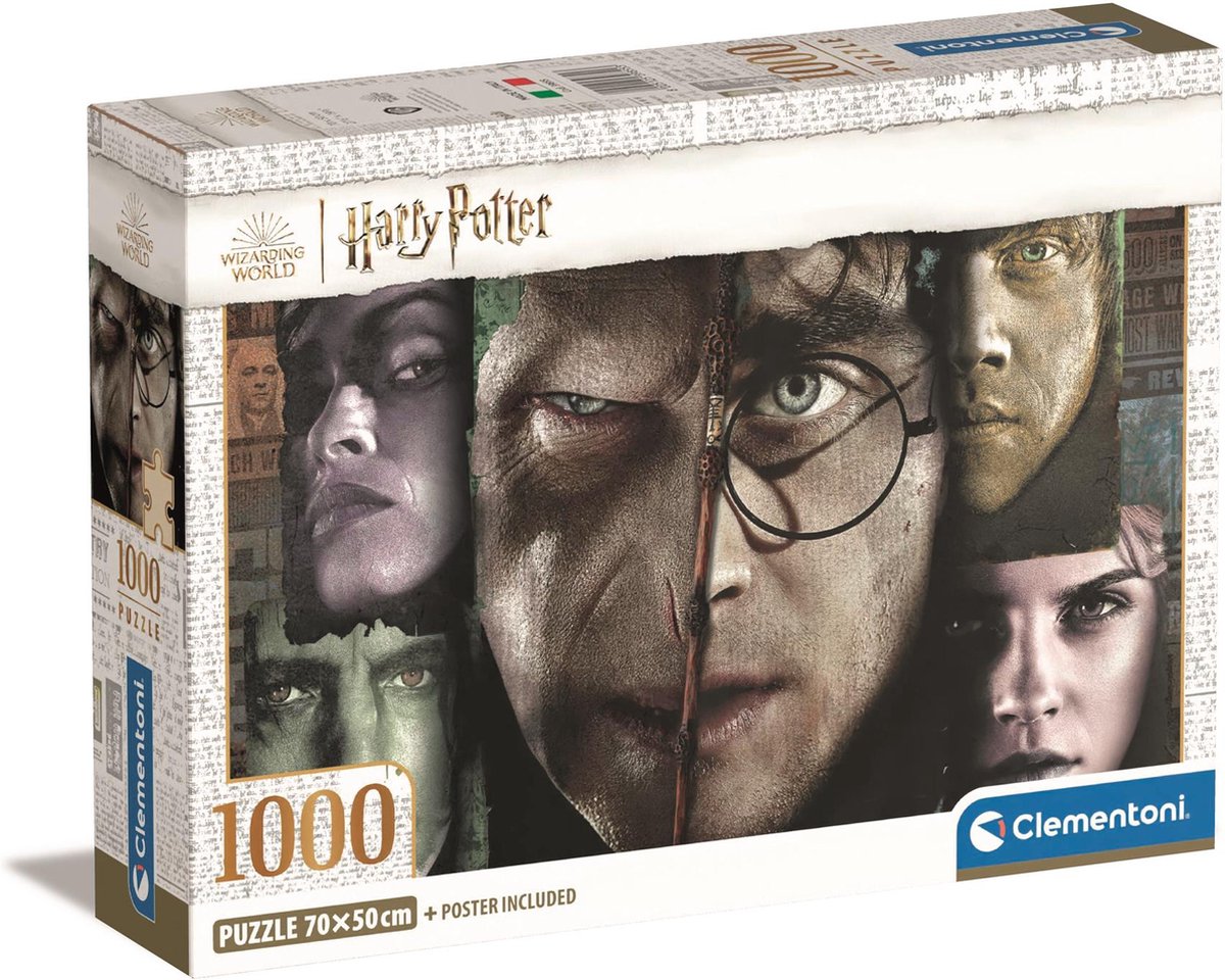 Clementoni – Puzzle – 1000 Teile – Harry Potter – ab 14 Jahren