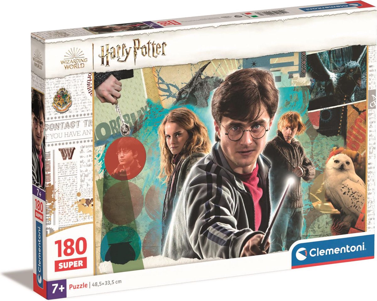 Clementoni – Kinderpuzzle – 180 Teile – Harry Potter – Puzzle ab 7 Jahren
