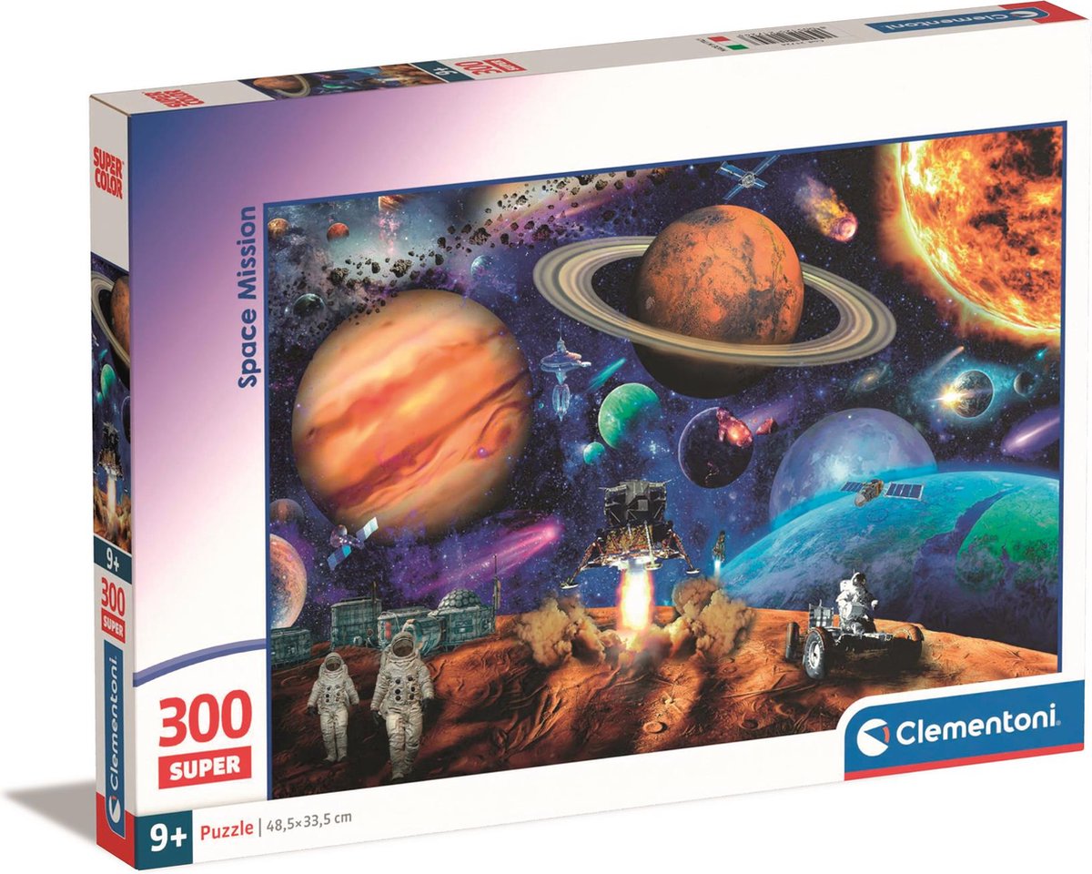 Clementoni Jigsaw Puzzle Super Color Space Mission, 300st.