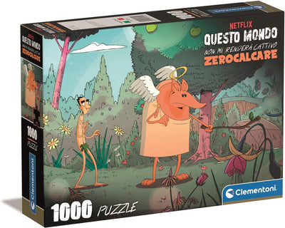 Clementoni – Puzzle – 1000 Teile – Zero Calcare – Puzzle für Erwachsene