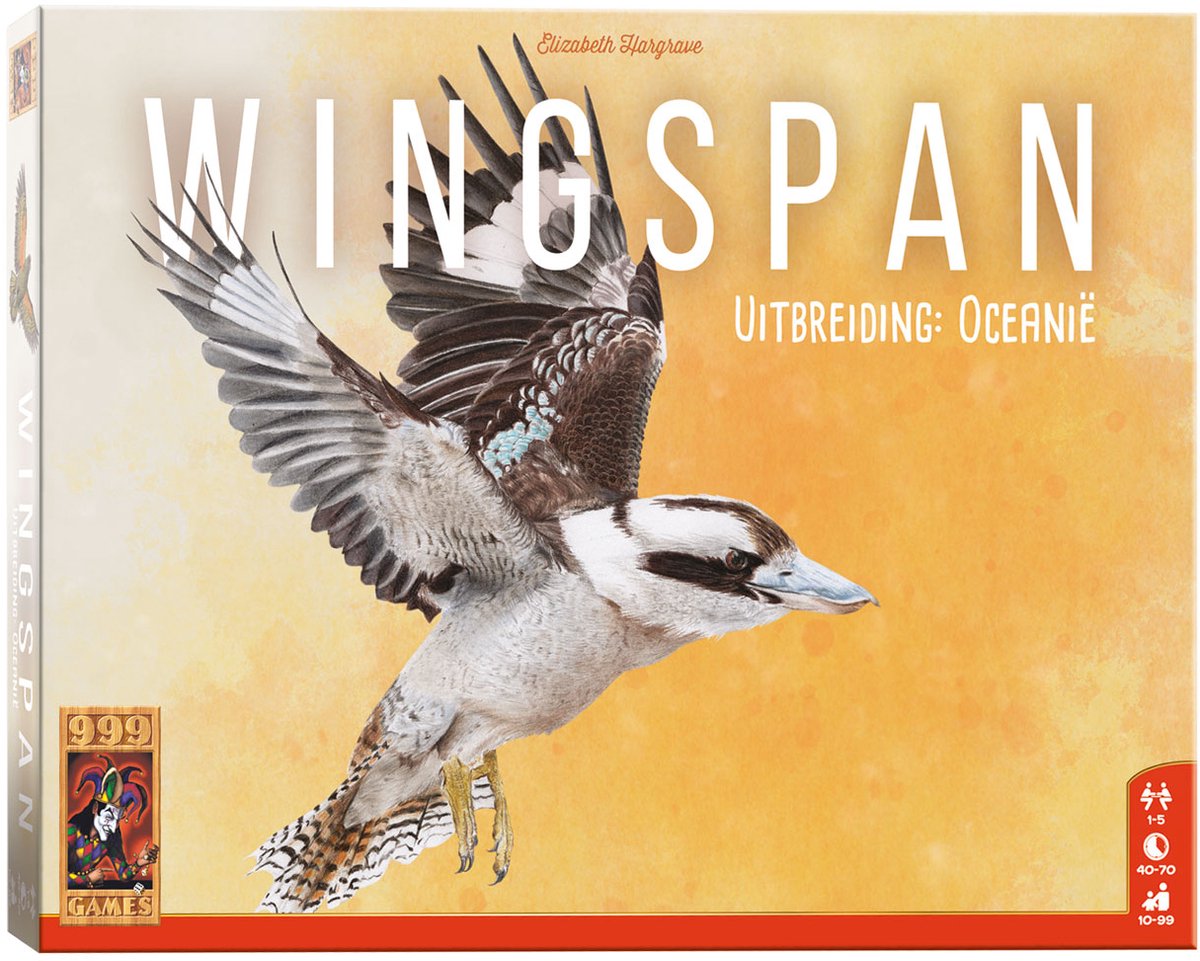999Games Wingspan Expansion: Oceanie Bordspel