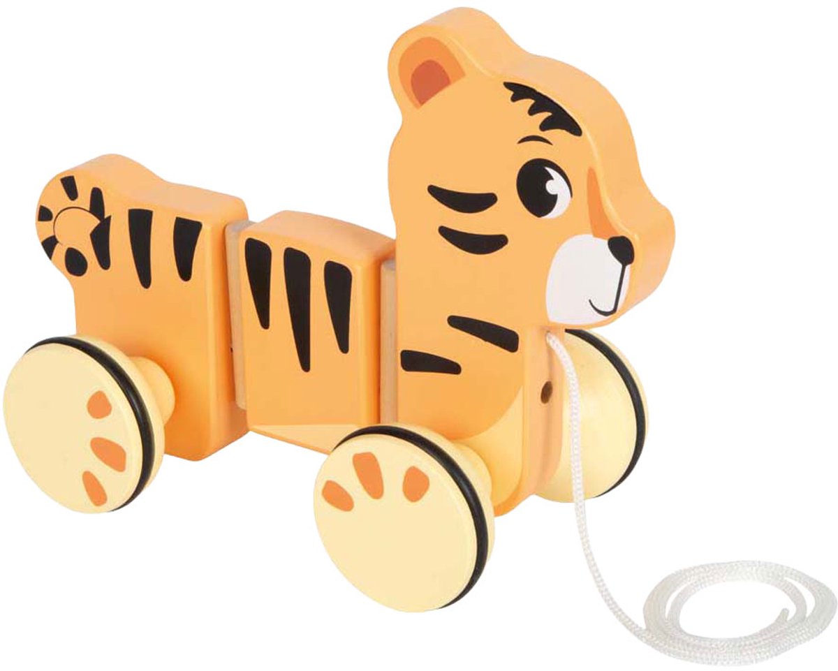 Small Foot - Holzzugtier Tiger Safari FSC
