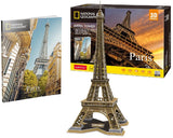 Cubic Fun 3D Puzzle National Geographic Eiffelturm - afbeelding 1