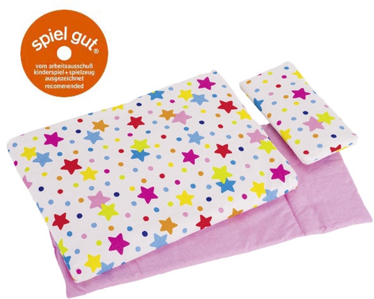 Goki Puppenbett Polster Stars