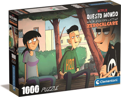Clementoni – Puzzle – 1000 Teile – Zero Calcare – Puzzle für Erwachsene