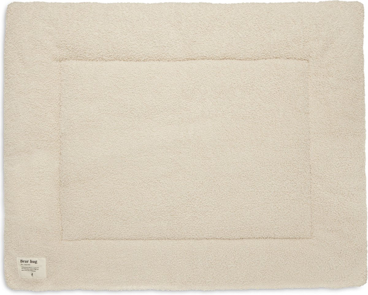 Jollein Spielmatte Boucle – Natur – Babyspielmatte – 75 x 95 cm