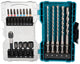 Makita-Zubehör e-07026 | Bit und Bitkoffer | sds-plus | 18 Stück - e-07026