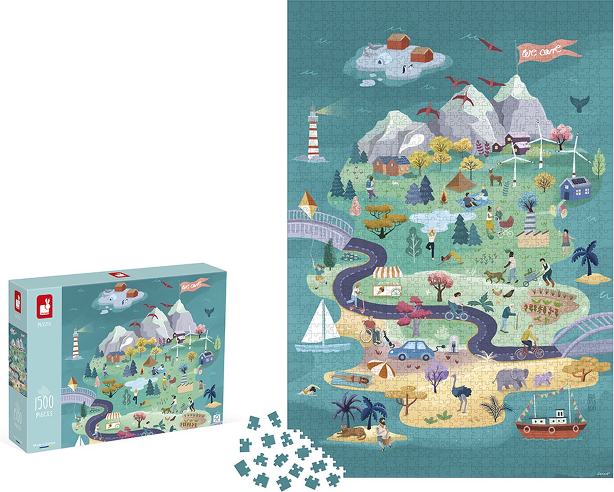 Janod - Kidult-Puzzle - Die Flucht - 1500 Teile