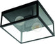 Eglo Kartause Deckenleuchte - e27 - 36 cm - Glas - Schwarz