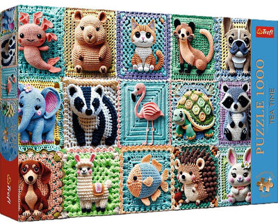 Trefl Puzzle 1000 Premium Plus Häkeltiere 12093 - Puzzle 1000 Premium Plus Szydełkowe Zwierzątka 12093