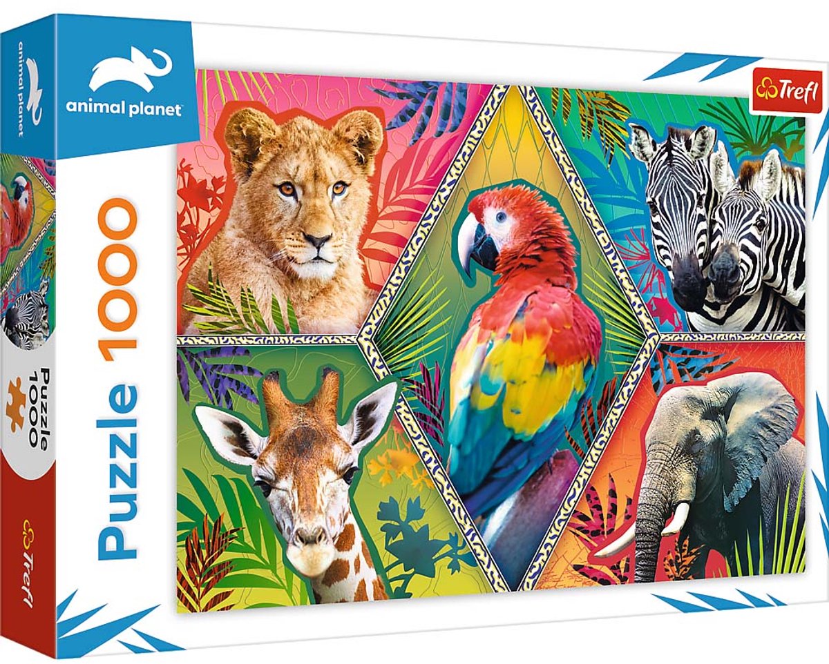 Trefl Animal Planet Puzzle exotische Tiere 1000 Teile