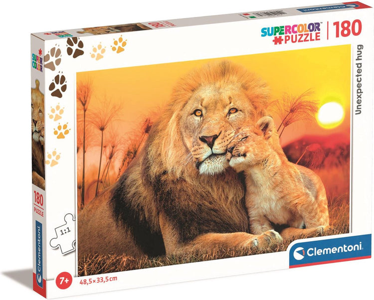 Clementoni Jigsaw Puzzle Super Farbe Unerwartete Umarmung, 180..