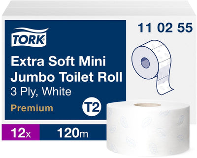 Toilettenpapier Tork T2 Premium 3-lagig weiß