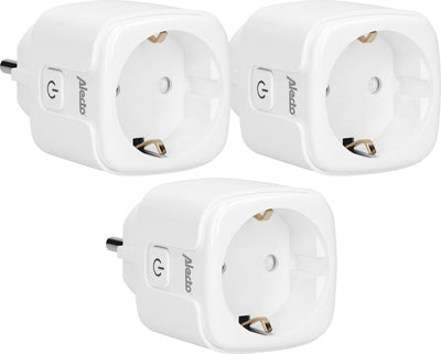 Alecto smart-plug20 Triple - Smart WiFi-Adapter mit Energiezähler - 16a 3680w -3 Stück