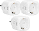 Alecto smart-plug20 Triple - Smart WiFi-Adapter mit Energiezähler - 16a 3680w -3 Stück