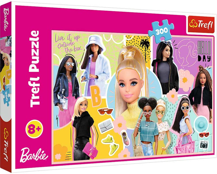Trefl – Puzzles – 300 – dein Lieblings-Barbie-Mattel, Barbie