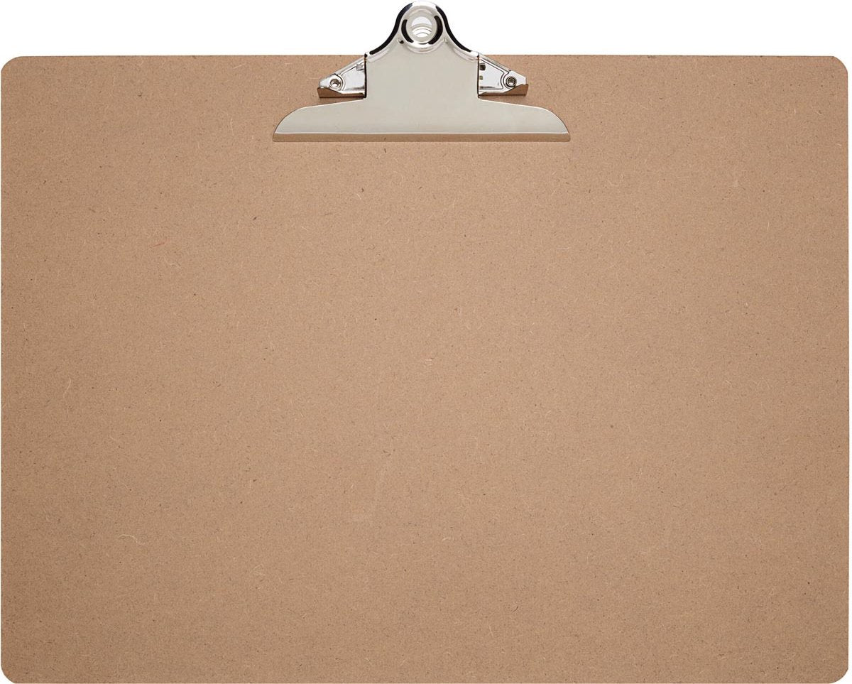 Maul 6x Klemmbrett Classic A3 quer Hartfaserplatte - Set à 6 Stück