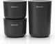 Brabantia Renew Vorratsdosen-Set – 3-teilig – Dunkelgrau
