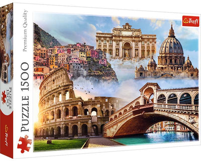 Trefl-Puzzle – 1500 Teile – Italien-Lieblingsorte-Puzzle.