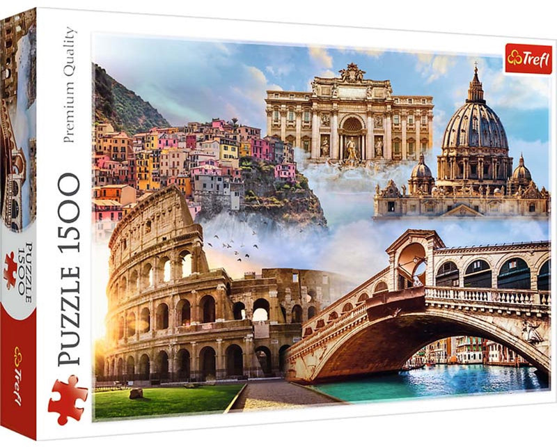 Trefl-Puzzle – 1500 Teile – Italien-Lieblingsorte-Puzzle.