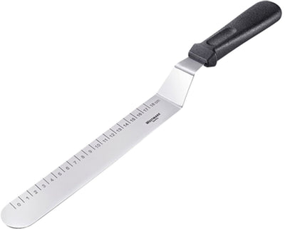 Westmark Spachtel, mit Größenangabe in cm, Länge: 38,7 cm, Edelstahl Kunststoff, Silber Schwarz, 30072270