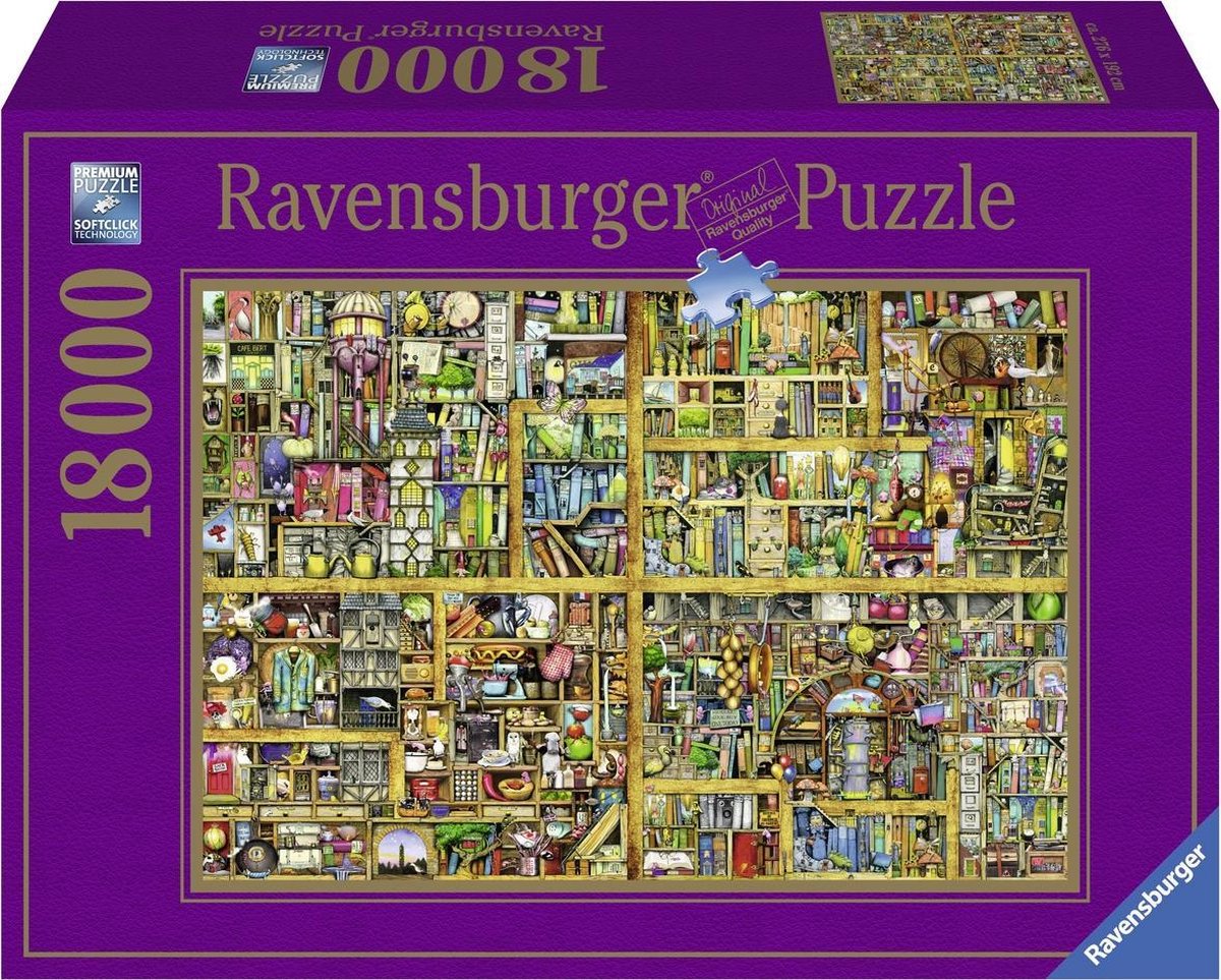 Ravensburger -Puzzle: Magisches Bücherregal