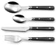 Amefa Besteckset Saxo Metall zweifarbig 16-teilig (25 cm)