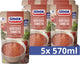 Unox - Suppe im Beutel - würzige Tomaten - 5 Beutel x 570 ml