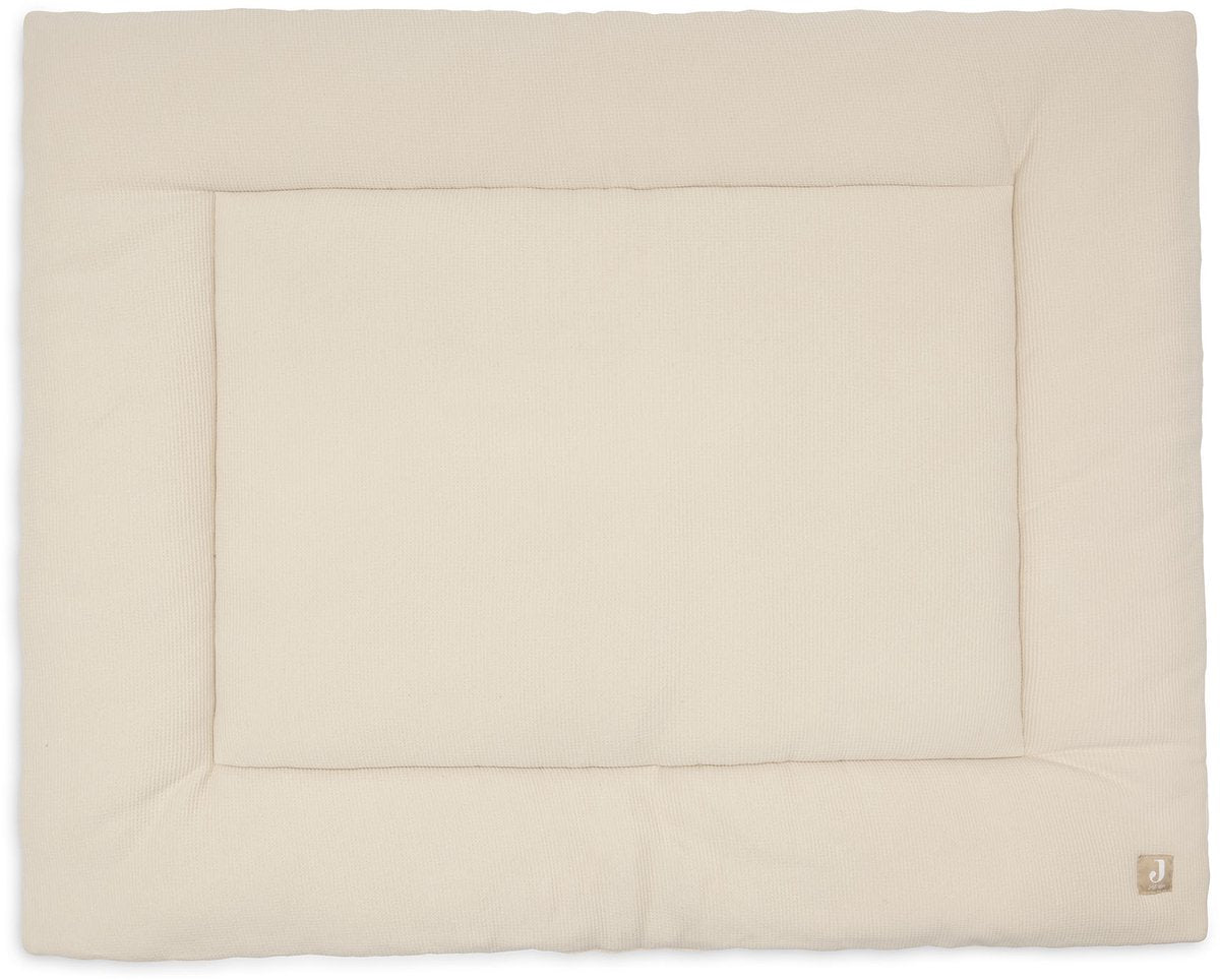 Jollein Laufstalldecke Baby – 75x95cm – kleine Waffel – warmer Sandsand