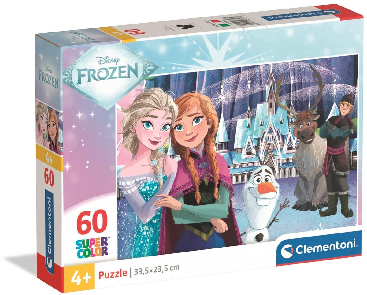 Clementoni Kinderpuzzle Disney Frozen – Puzzle 60 Teile – Puzzle und Lernspielzeug – Spiele und Puzzles für Kinder ab 4 Jahren