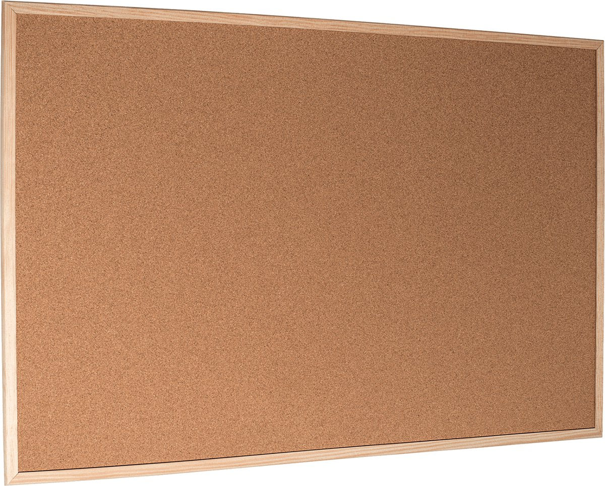 Esselte Pinnwand aus Kork – 59 x 39,5 cm – Naturbraun