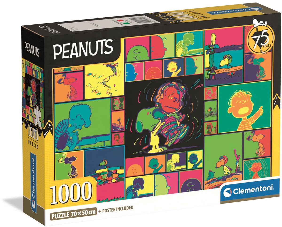 Clementoni - Puzzle - 1000 Teile - Erdnüsse 2025 Kompaktbox