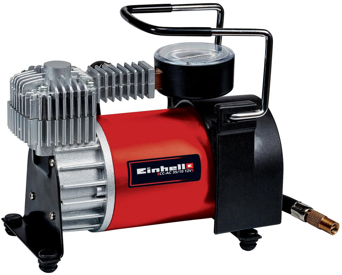 Einhell cc-ac 35 10 Kompressor – 8 bar – 12-V-Adapter für Kabelbetrieb