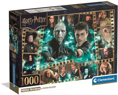 Clementoni – Puzzle – 1000 Teile – Harry Potter – kompakte Box