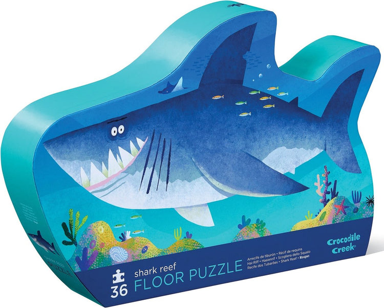 Crocodile Creek | Formbox-Puzzles, 36 Teile – Haifischriff