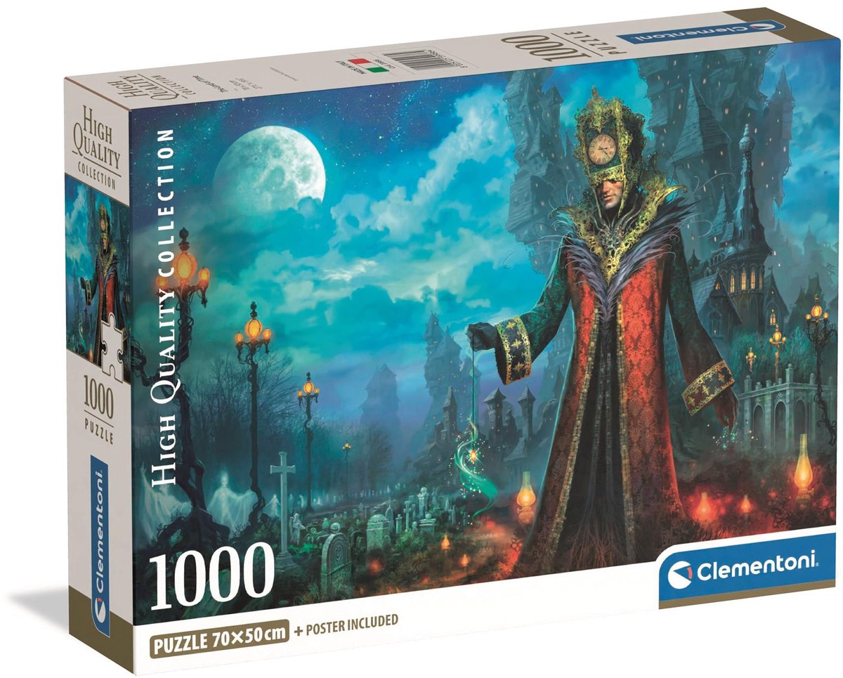 Clementoni – Puzzle – 1000 Teile – Der Herr der Zeit – Puzzle für Erwachsene – hochwertige Sammlung
