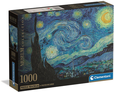 Clementoni – Puzzle – 1000 Teile – Die Sternennacht – Puzzle für Erwachsene – hochwertige Sammlung
