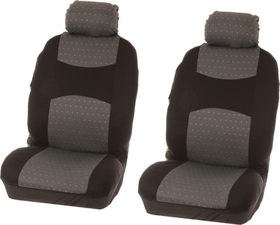 Carpoint Sitzbezug-Set Chicago uni 4-teilig grau