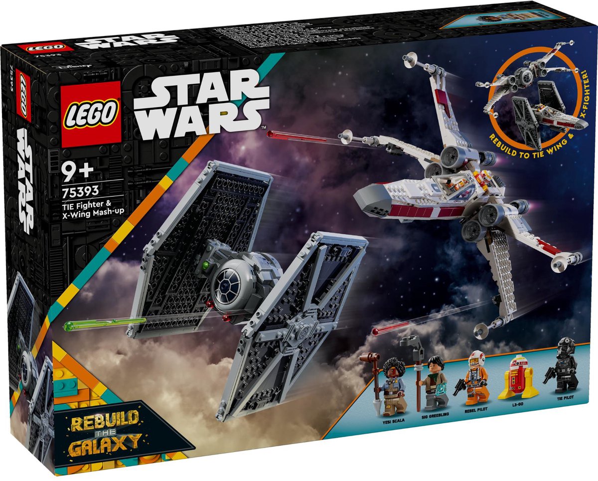 LEGO LEGO Star Wars 75393 Tie-Kämpfer und X-Wing Combi