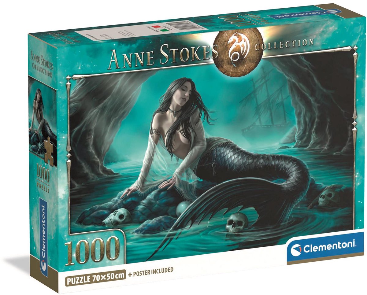 Clementoni – Puzzle – 1000 Teile – Sirenenklage – Puzzle für Erwachsene