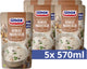 Unox - Suppe im Beutel - cremige Pilze - 5 Beutel x 570 ml