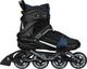 Nijdam Inline-Skates – Aluminium-Chassis – Circuit Cruiser – Größe 37 – Schwarz