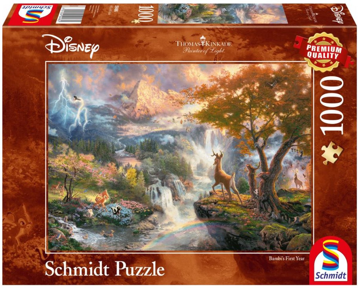 Schmidt Disney-Klassiker - Bambi-Puzzle - 1000 Teile