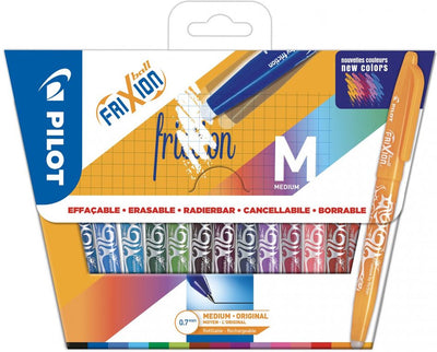 Pilot Frixion – Tintenroller-Set – radierbar – 12 Stück aus Karton