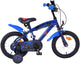 Superman Kinderfahrrad – Jungen – 14 Zoll – Blau – zwei Handbremsen