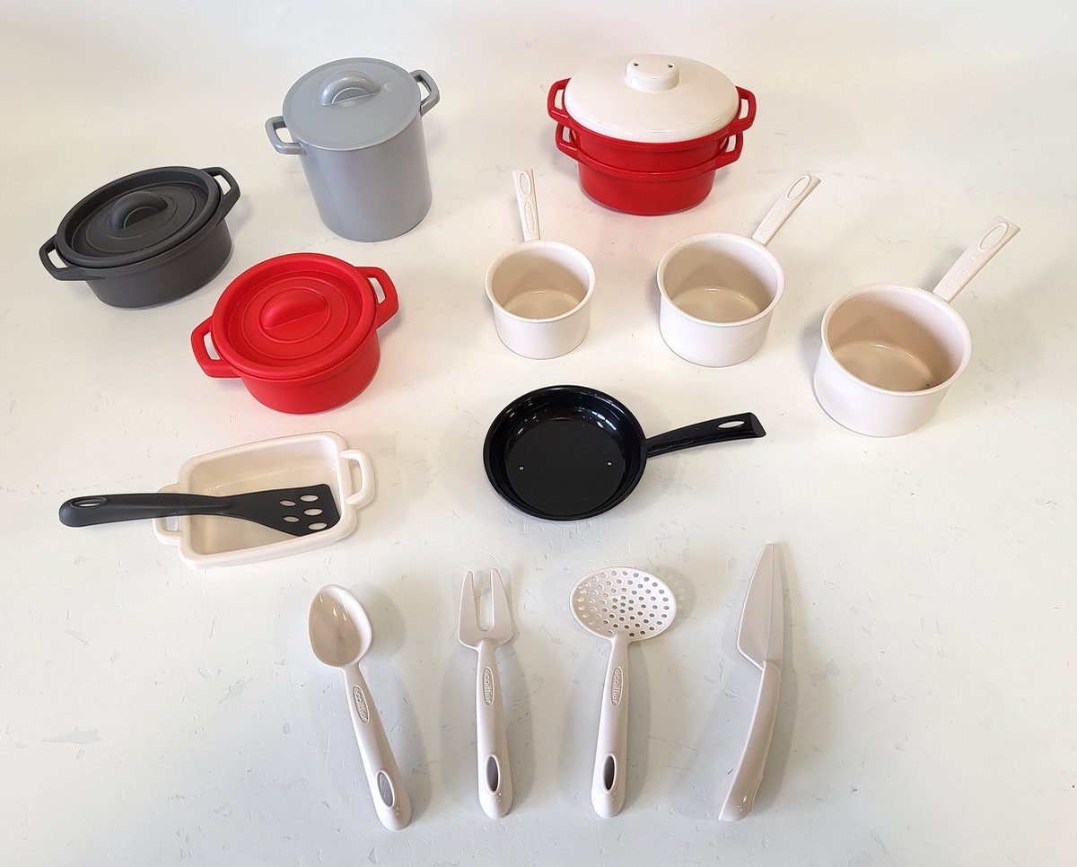 Ecoiffier 100% Chief Pans and Cookware, 19dg,