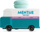 Candylab Spielzeugbus Macaron aus blauem Retro-Van aus Holz.
