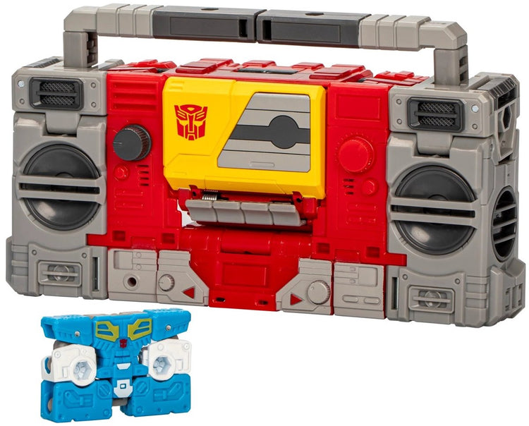 Hasbro Transformers Studio Series Voyager The Transformers: The Movie, 86-25 Autobot Blaster und Eject von 16,5 cm, Actionfigur, 8+