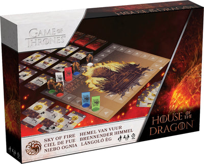 Shuffle House of Dragon: Sky of Fire – Brettspiel – Sky of Fire – Deckbau – Strategie – Erwachsene – Game of Thrones Prequel