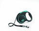 Flexi Rollijn schwarzes Designband Blau
